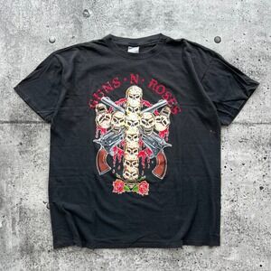 Vintage Guns N Roses T-Shirt Mens XL Black Use Your Illusion Brockum Rock Band